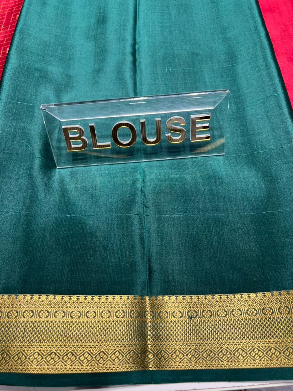 Pure Mysore Silk Saree.