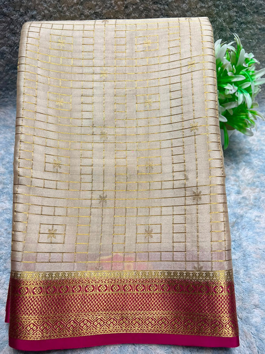 Pure Mysore Silk Saree.