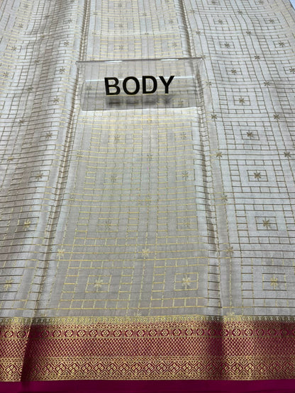 Pure Mysore Silk Saree.