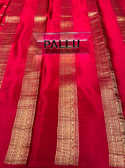 Pure Mysore Silk Saree.