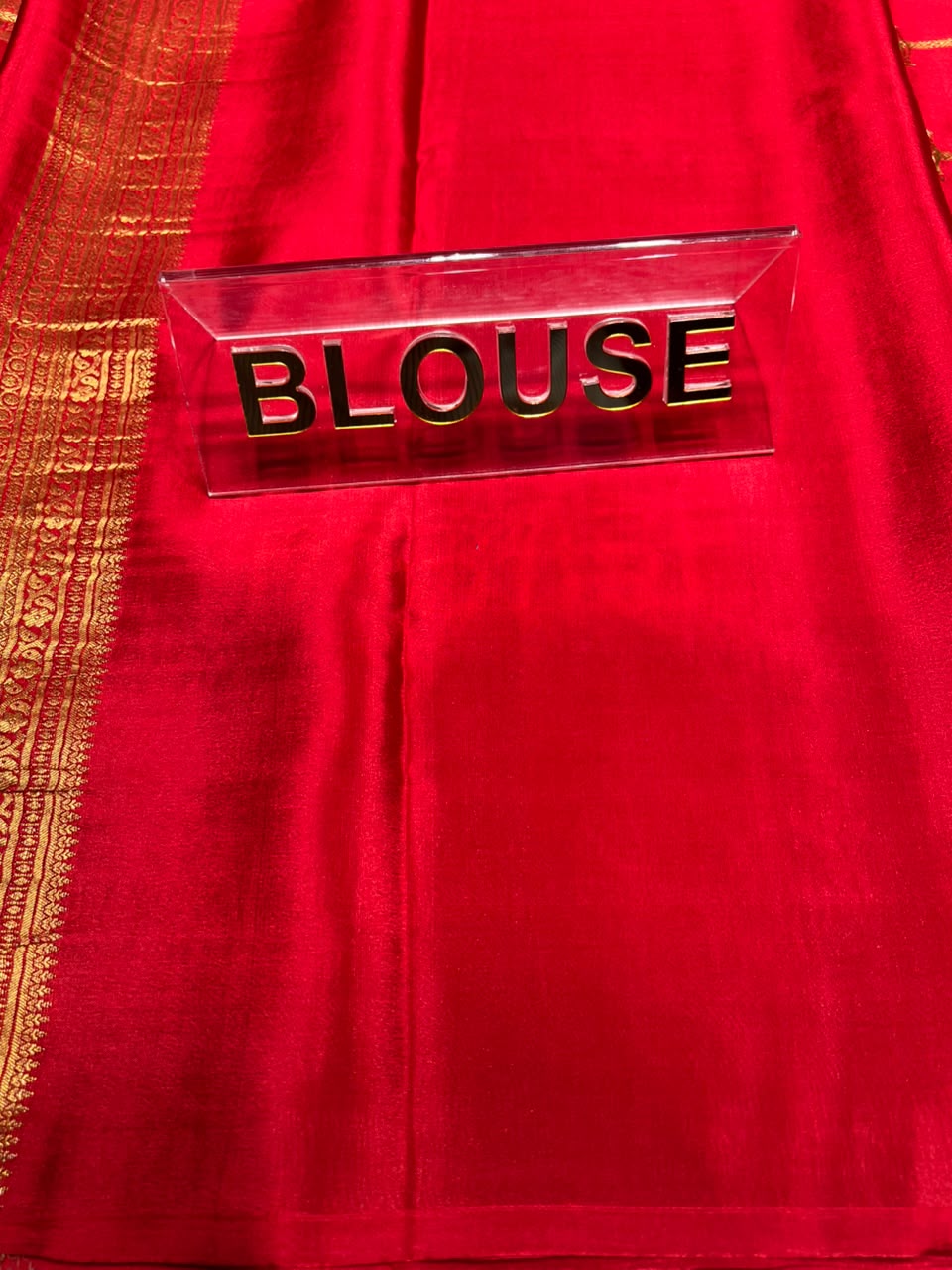 Pure Mysore Silk Saree.