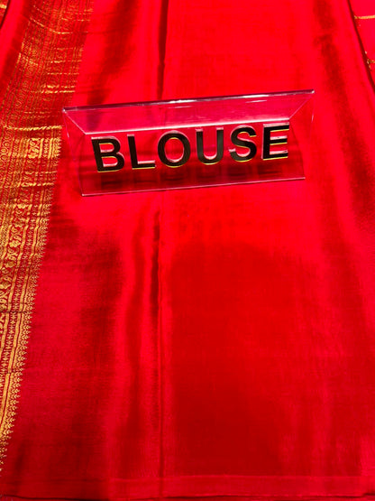 Pure Mysore Silk Saree.