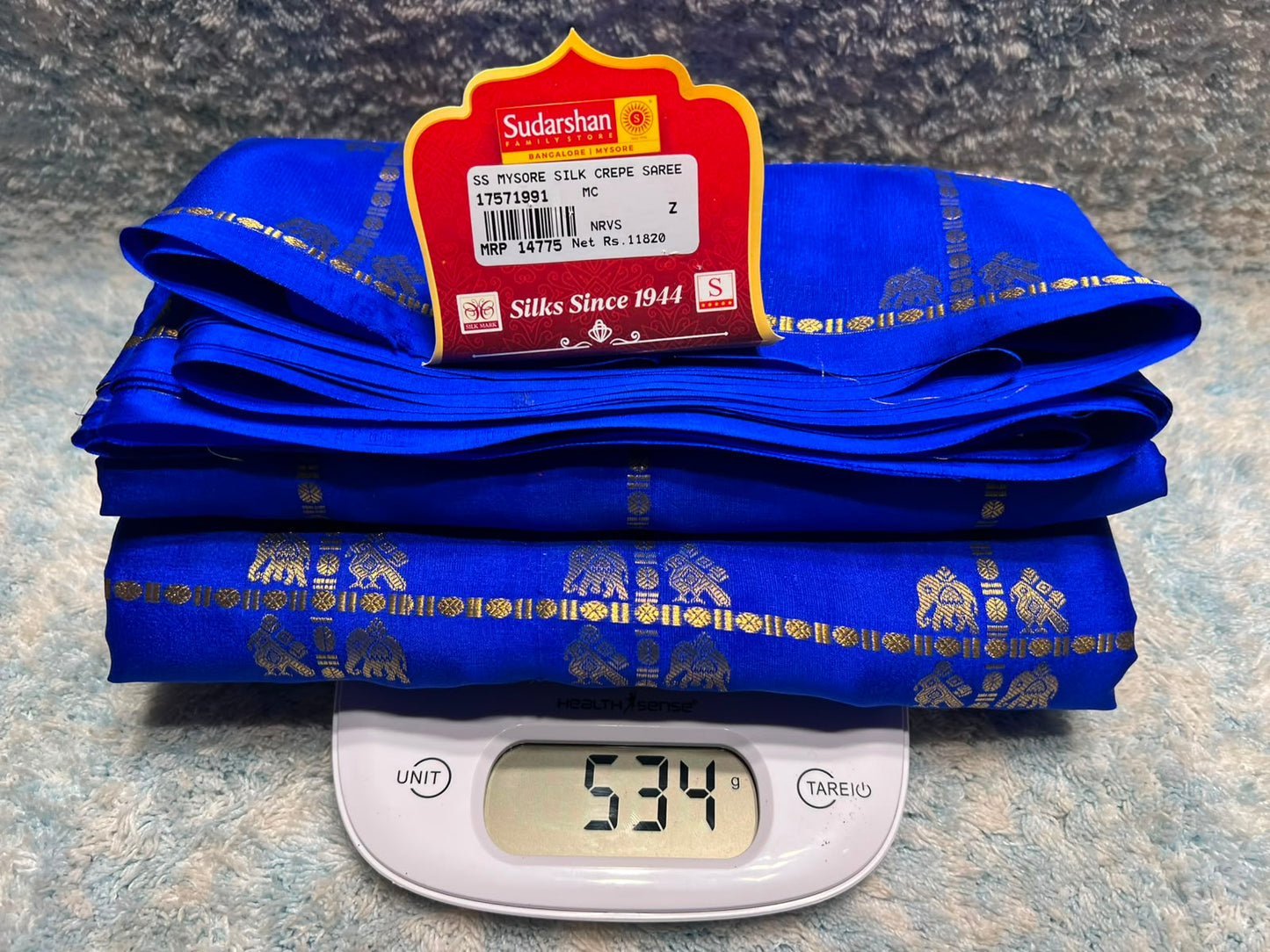 Pure Mysore Silk Saree.
