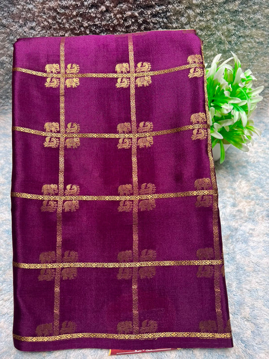 Pure Mysore Silk Saree.