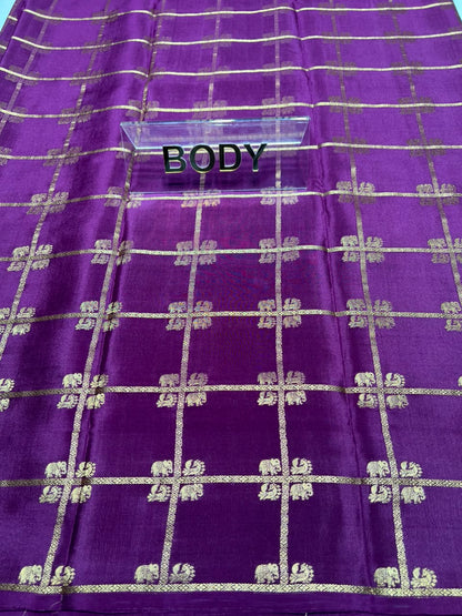 Pure Mysore Silk Saree.