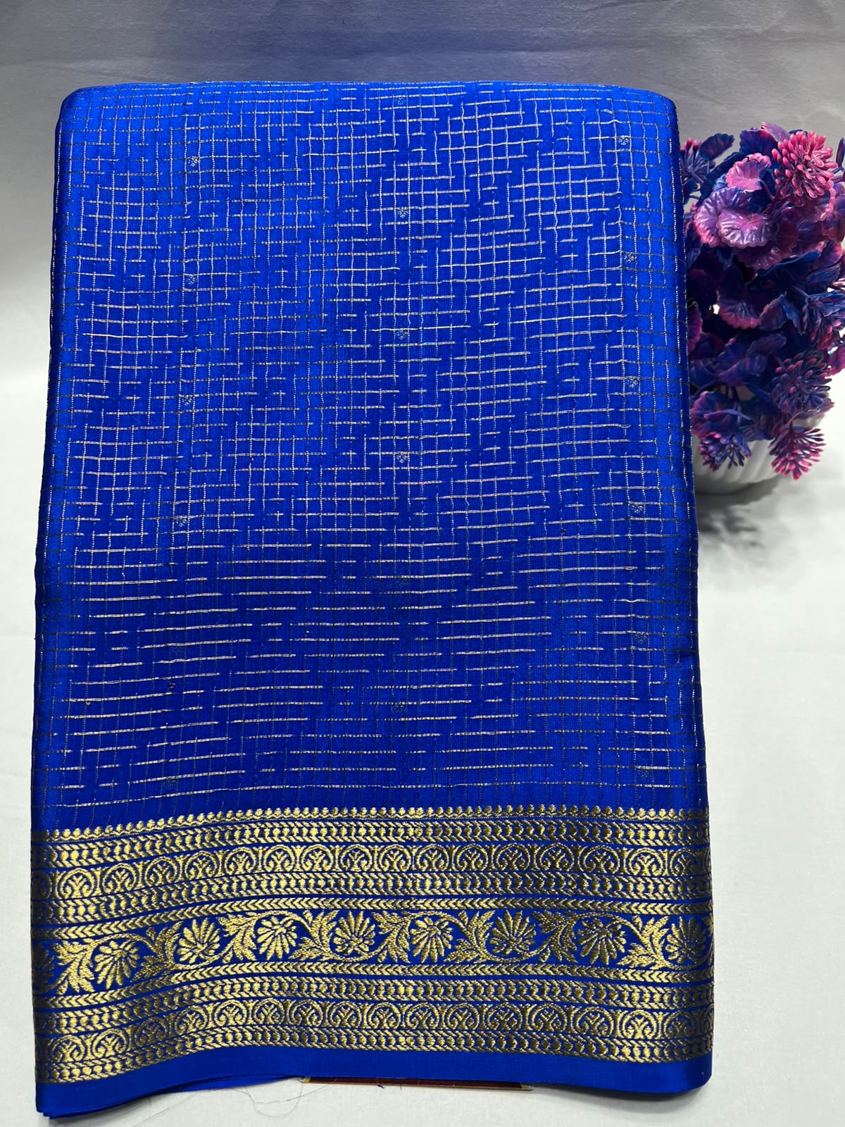 Pure Mysore Silk Saree.