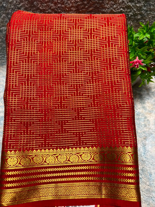 Pure Mysore Silk Saree.