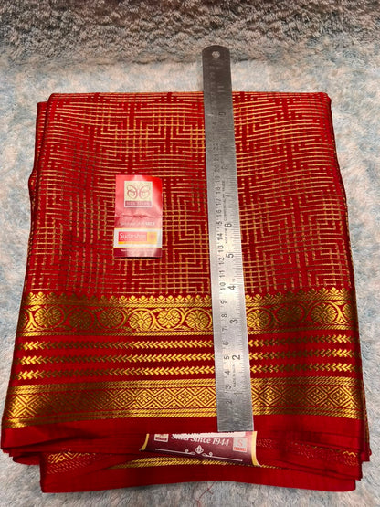Pure Mysore Silk Saree.