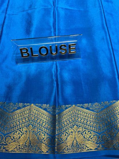 Pure Mysore Silk Saree.