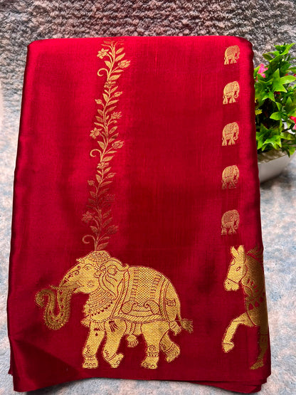 Pure Mysore Silk Saree.