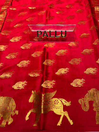 Pure Mysore Silk Saree.