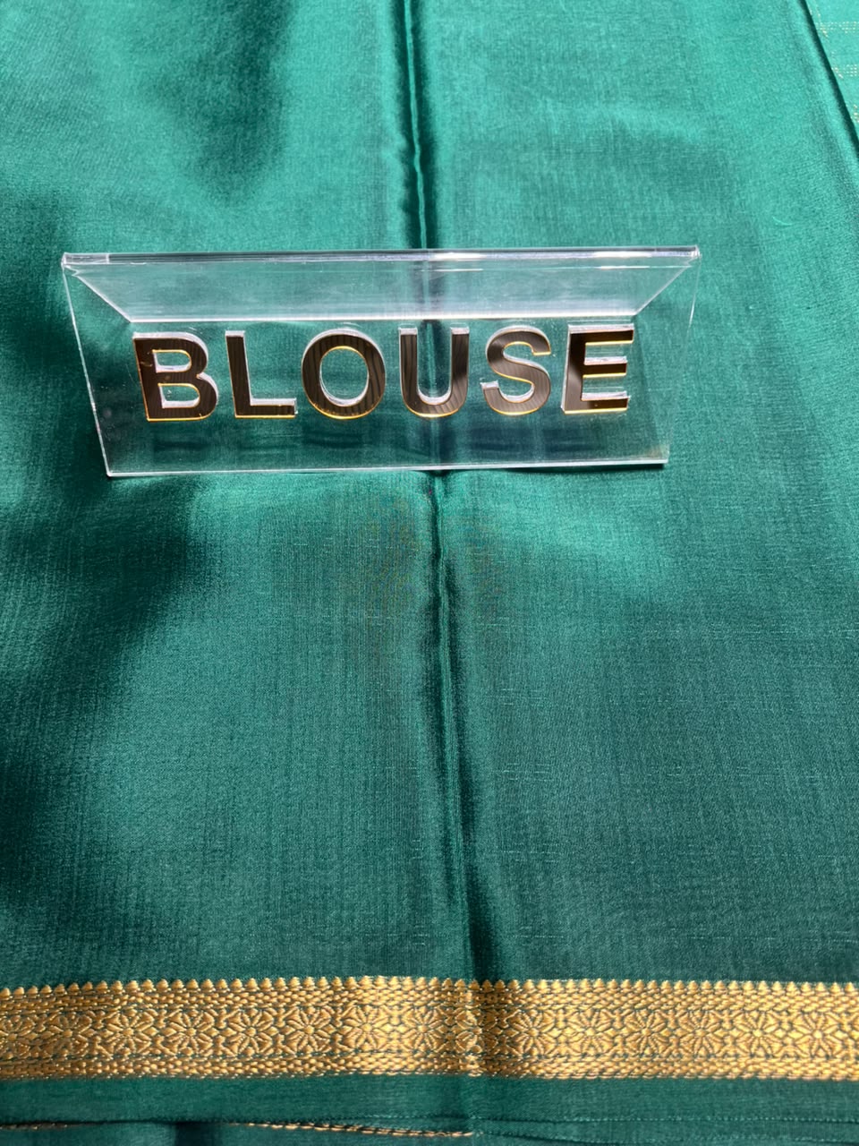 Pure Mysore Silk Saree.