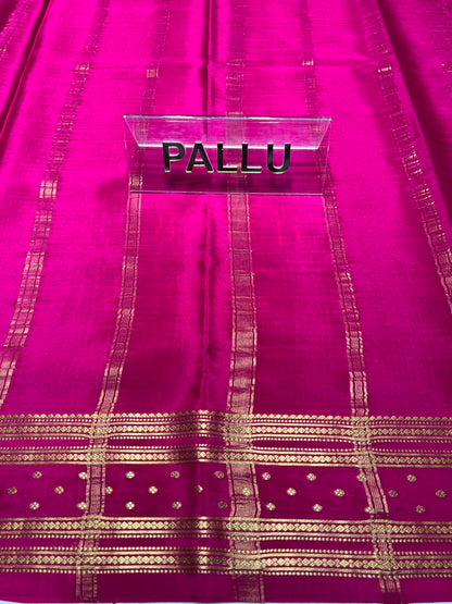 Pure Mysore Silk Saree.