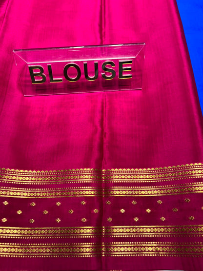 Pure Mysore Silk Saree.