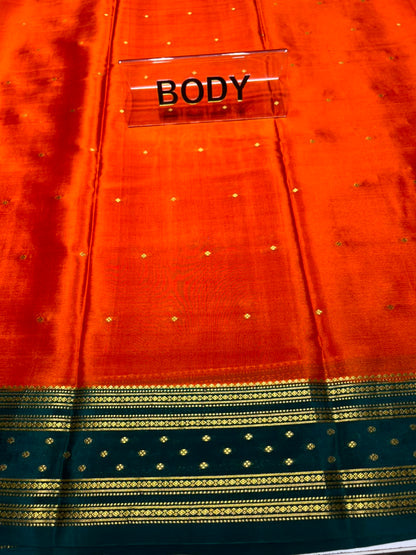 Pure Mysore Silk Saree.
