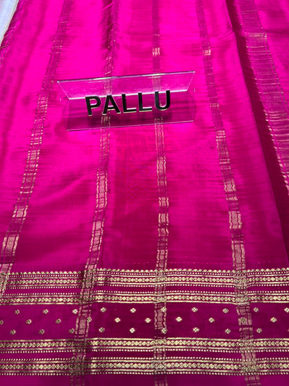 Pure Mysore Silk Saree.