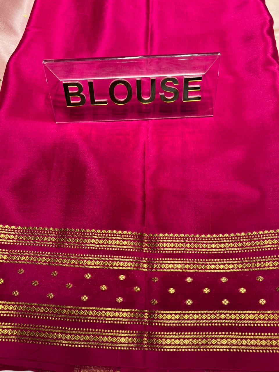 Pure Mysore Silk Saree.