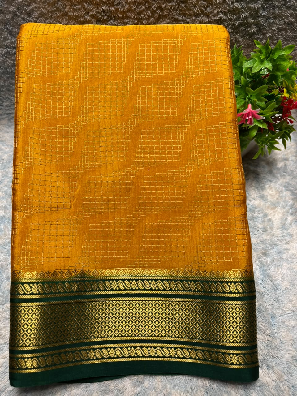 Pure Mysore Silk Saree.