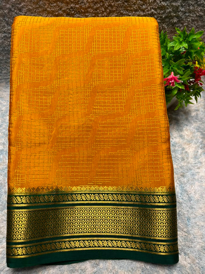 Pure Mysore Silk Saree.