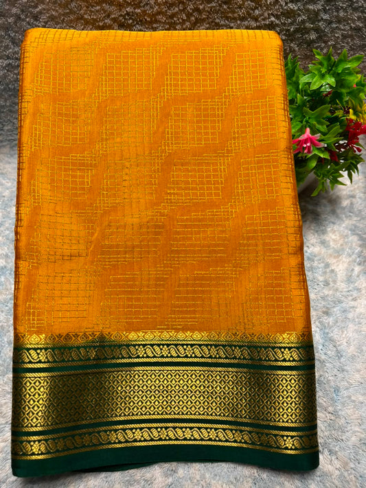 Pure Mysore Silk Saree.