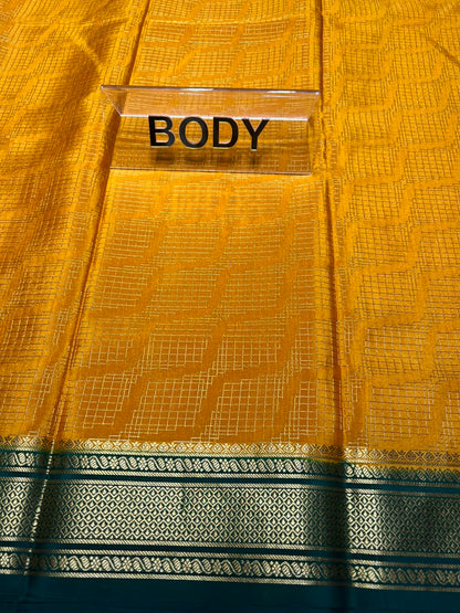 Pure Mysore Silk Saree.