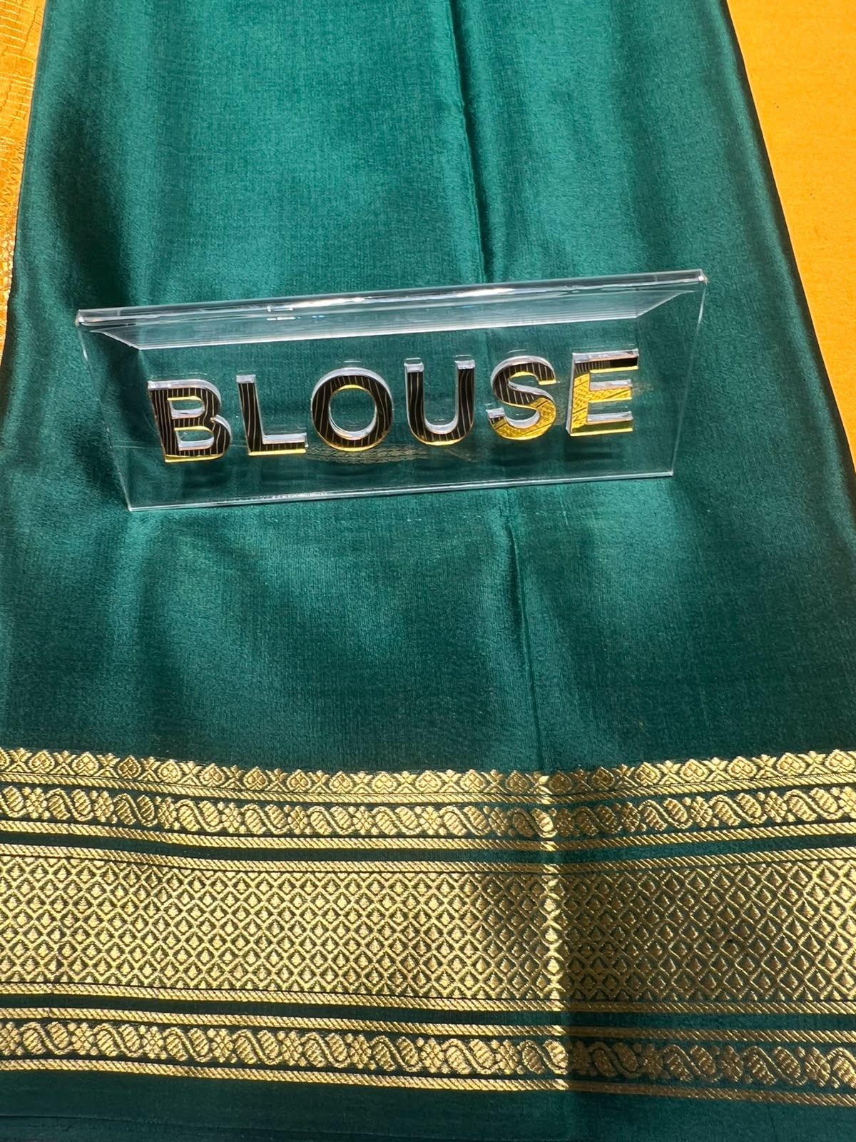 Pure Mysore Silk Saree.