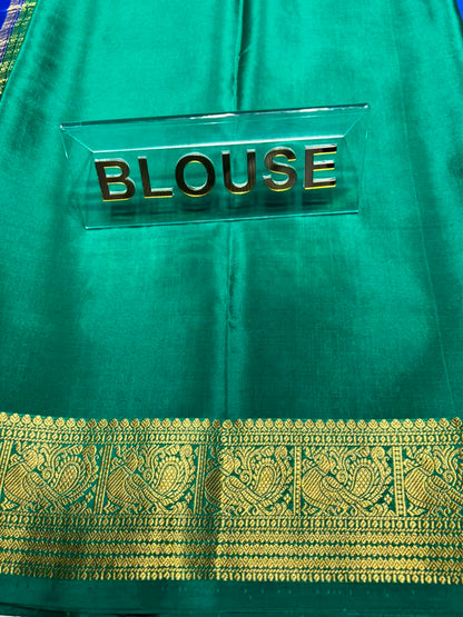 Pure Mysore Silk Saree.