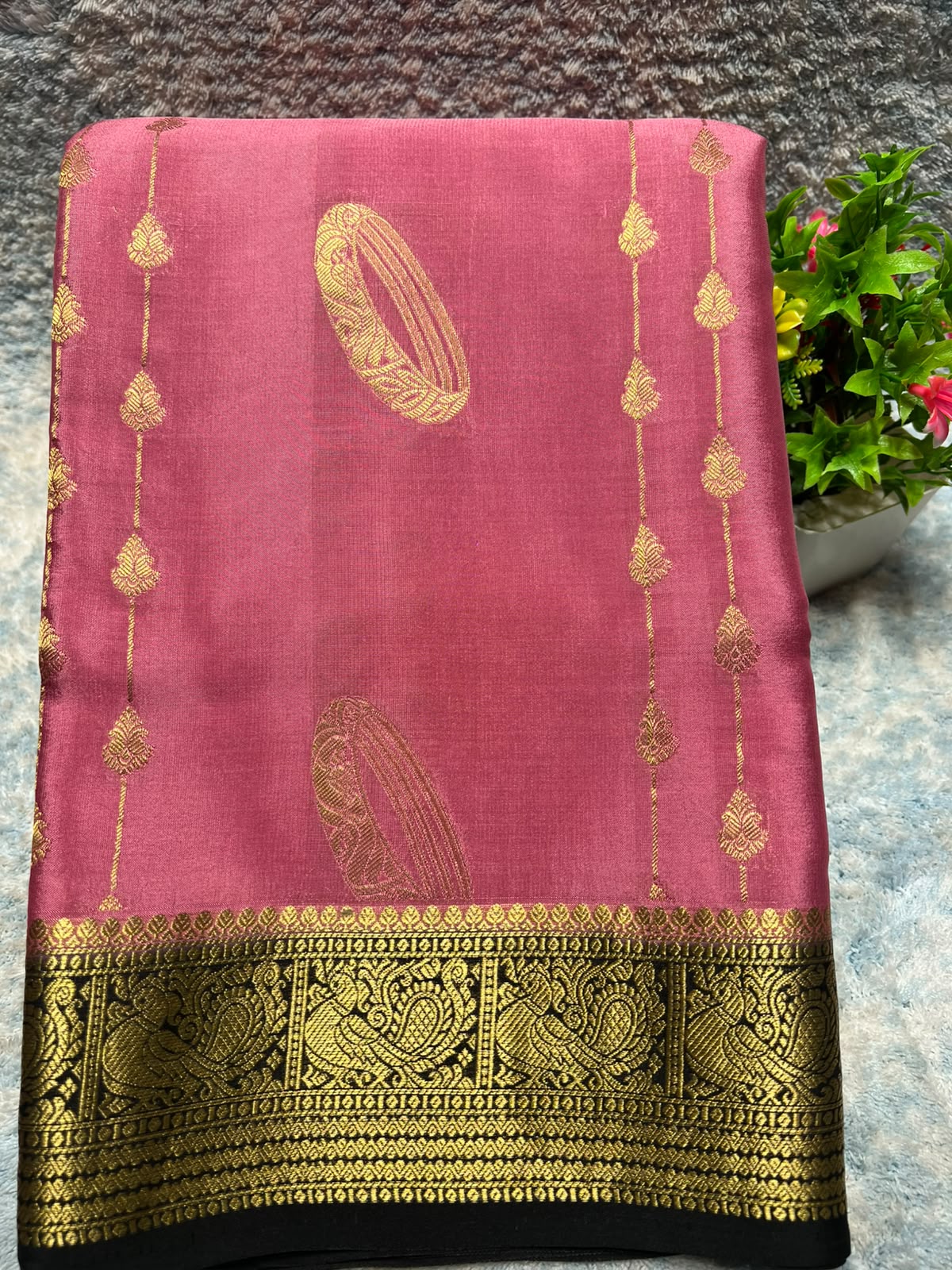 Pure Mysore Silk Saree.