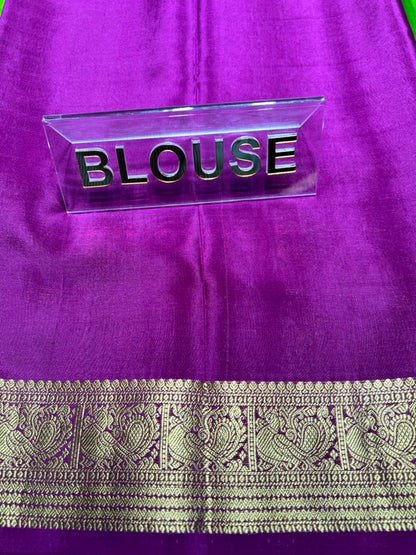 Pure Mysore Silk Saree.