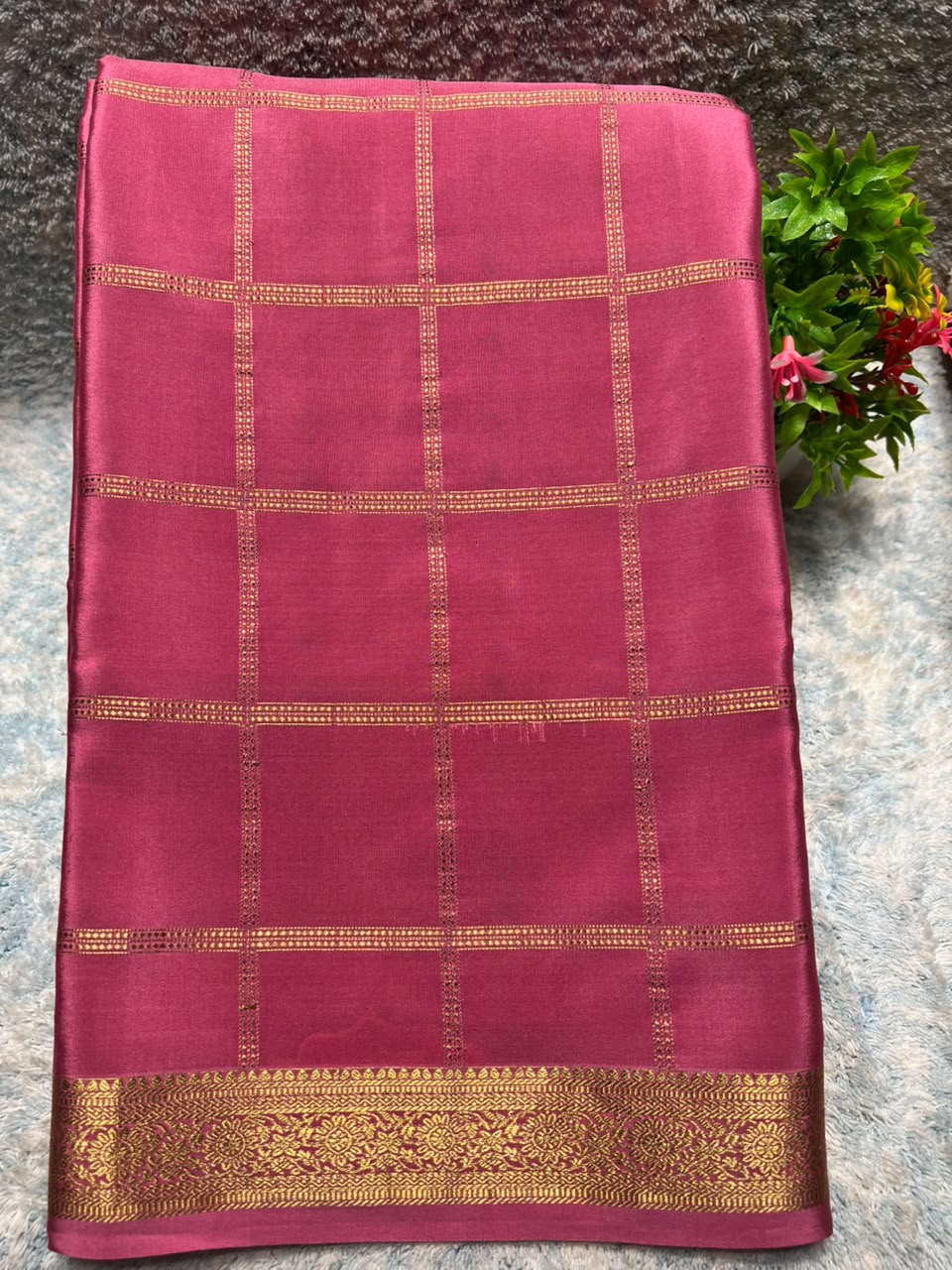 Pure Mysore Silk Saree.