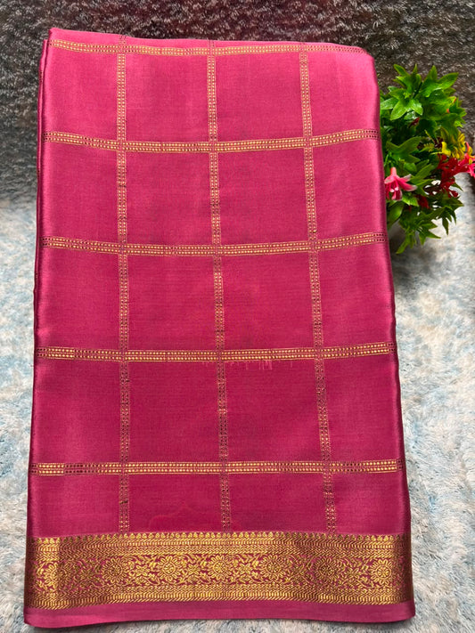 Pure Mysore Silk Saree.
