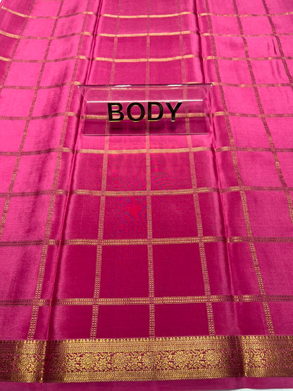 Pure Mysore Silk Saree.