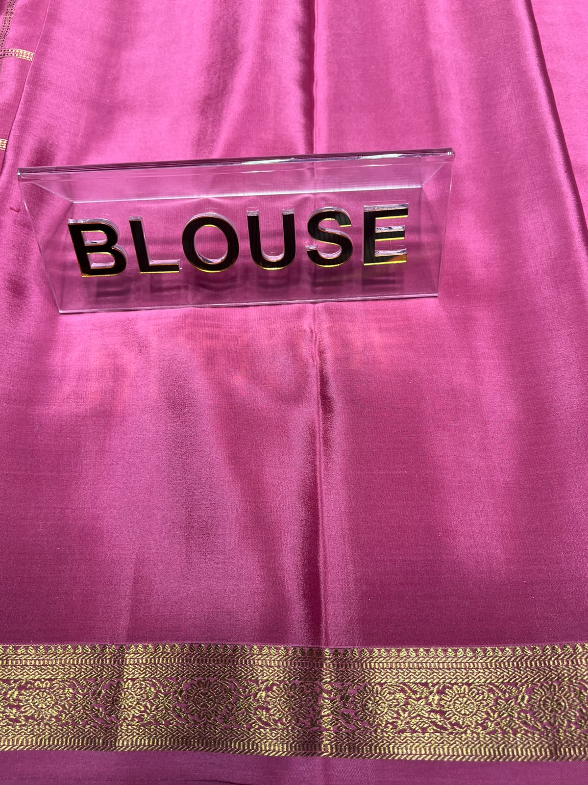 Pure Mysore Silk Saree.