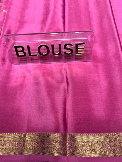 Pure Mysore Silk Saree.