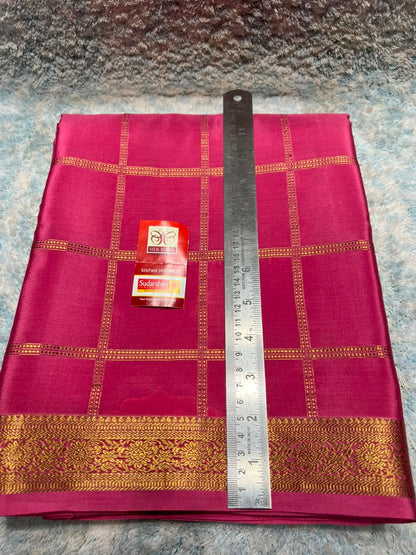 Pure Mysore Silk Saree.