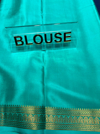 Pure Mysore Silk Saree.