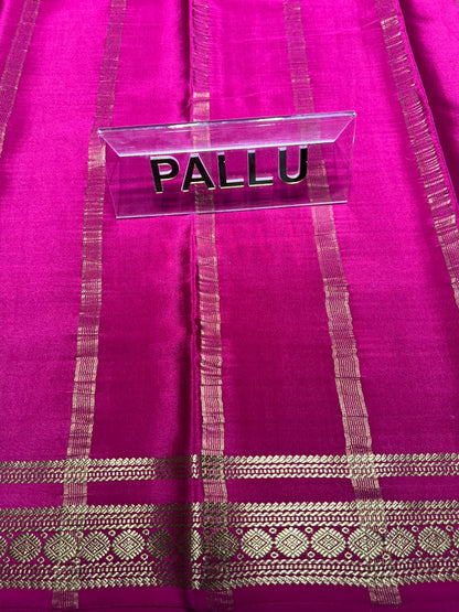 Pure Mysore Silk Saree.