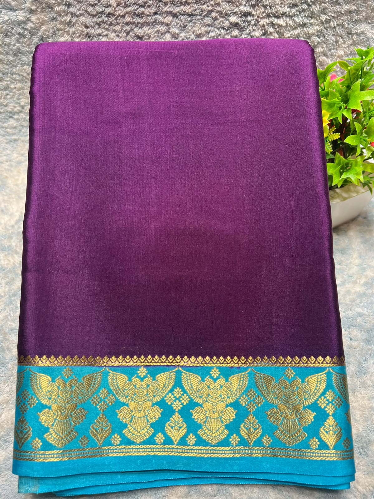 Pure Mysore Silk Saree.