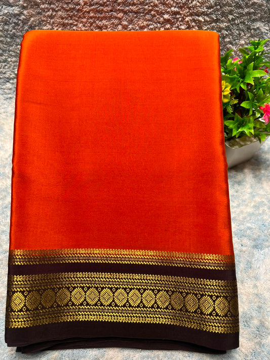 Pure Mysore Silk Saree.