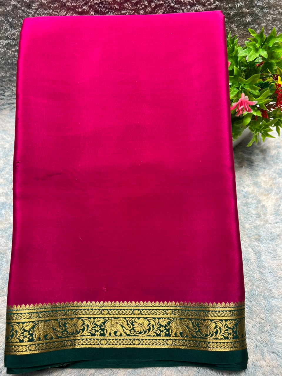 Pure Mysore Silk Saree.