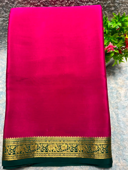 Pure Mysore Silk Saree.
