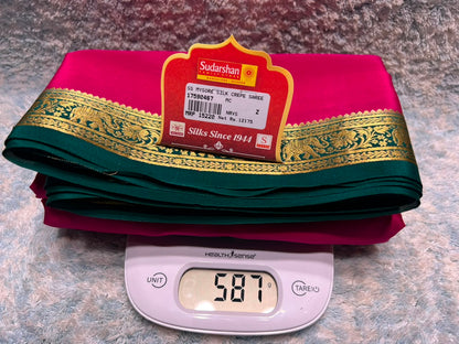 Pure Mysore Silk Saree.