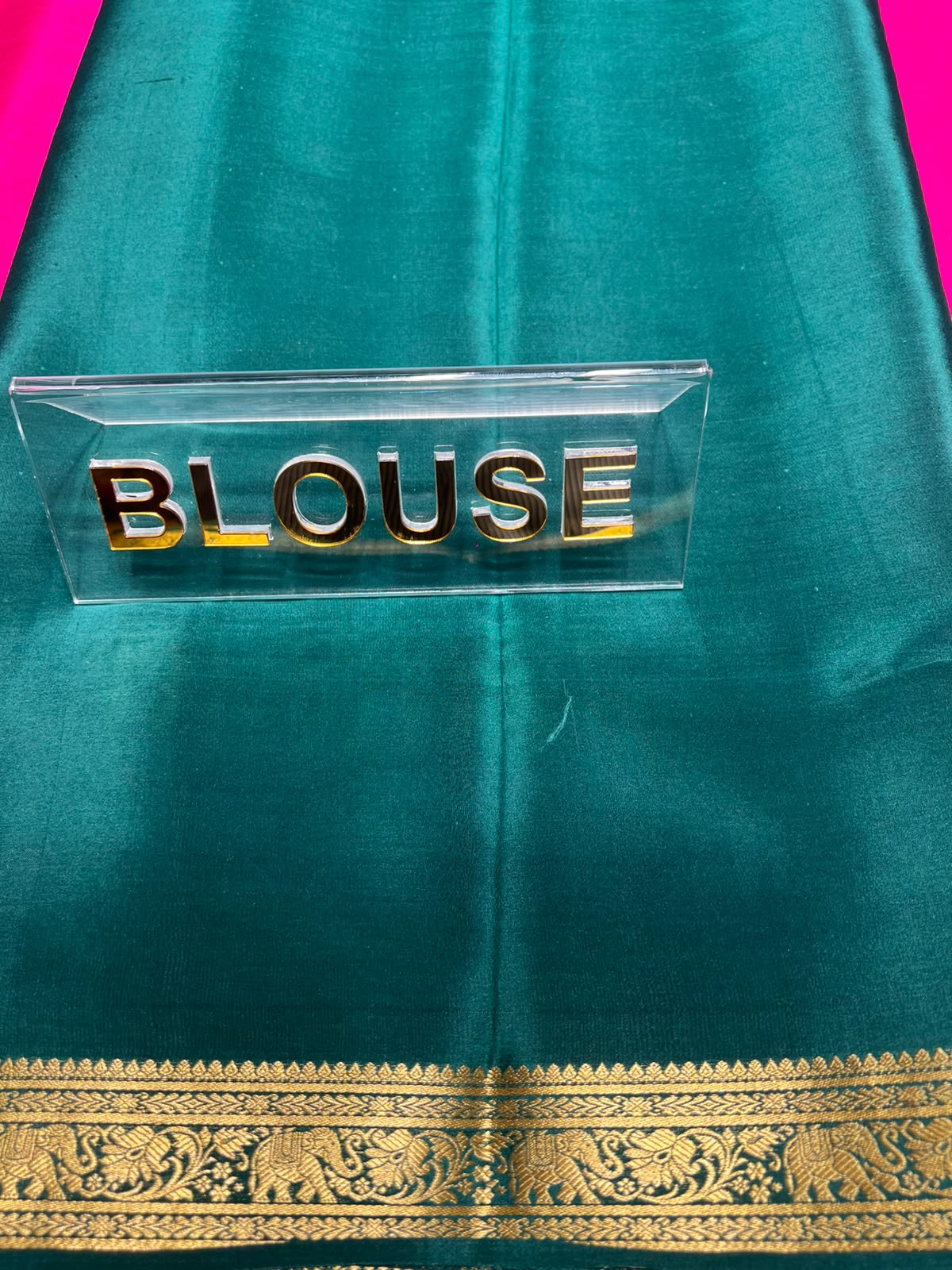 Pure Mysore Silk Saree.