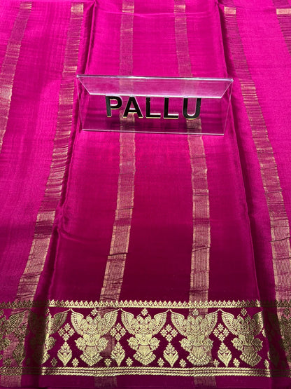 Pure Mysore Silk Saree.