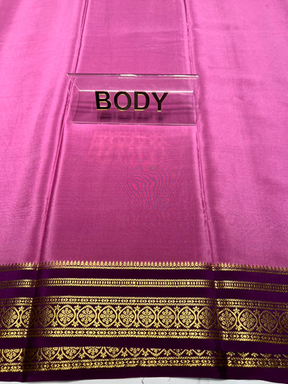 Pure Mysore Silk Saree.