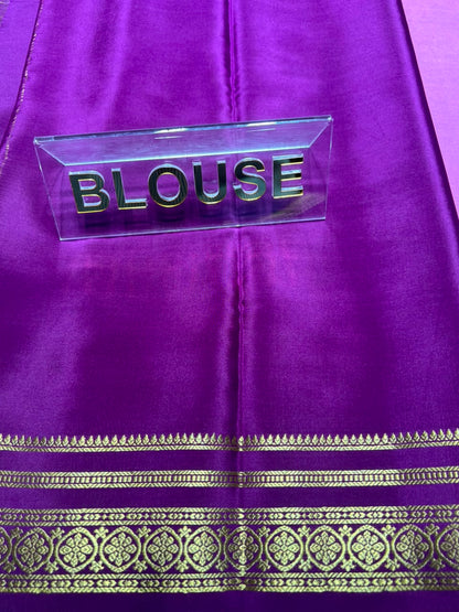 Pure Mysore Silk Saree.