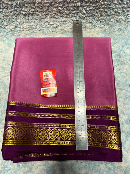 Pure Mysore Silk Saree.