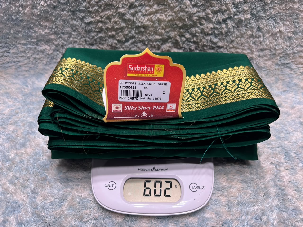Pure Mysore Silk Saree.