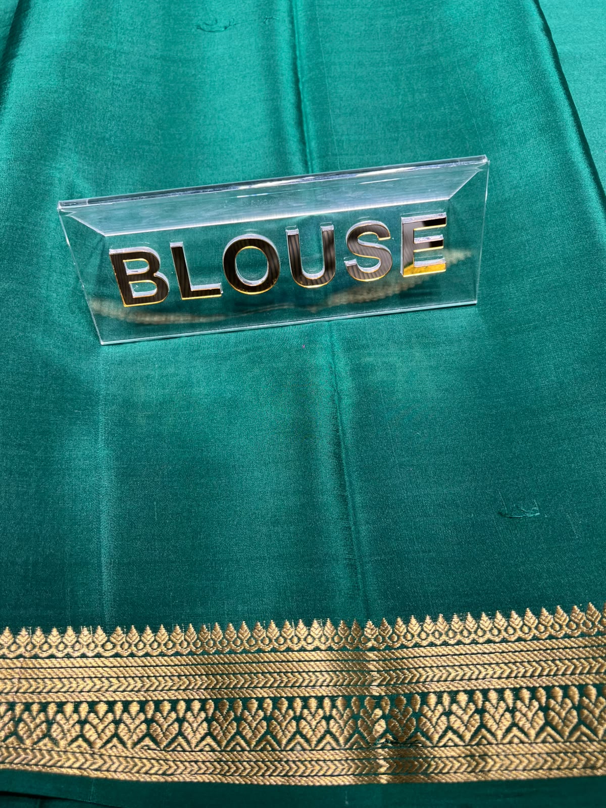 Pure Mysore Silk Saree.