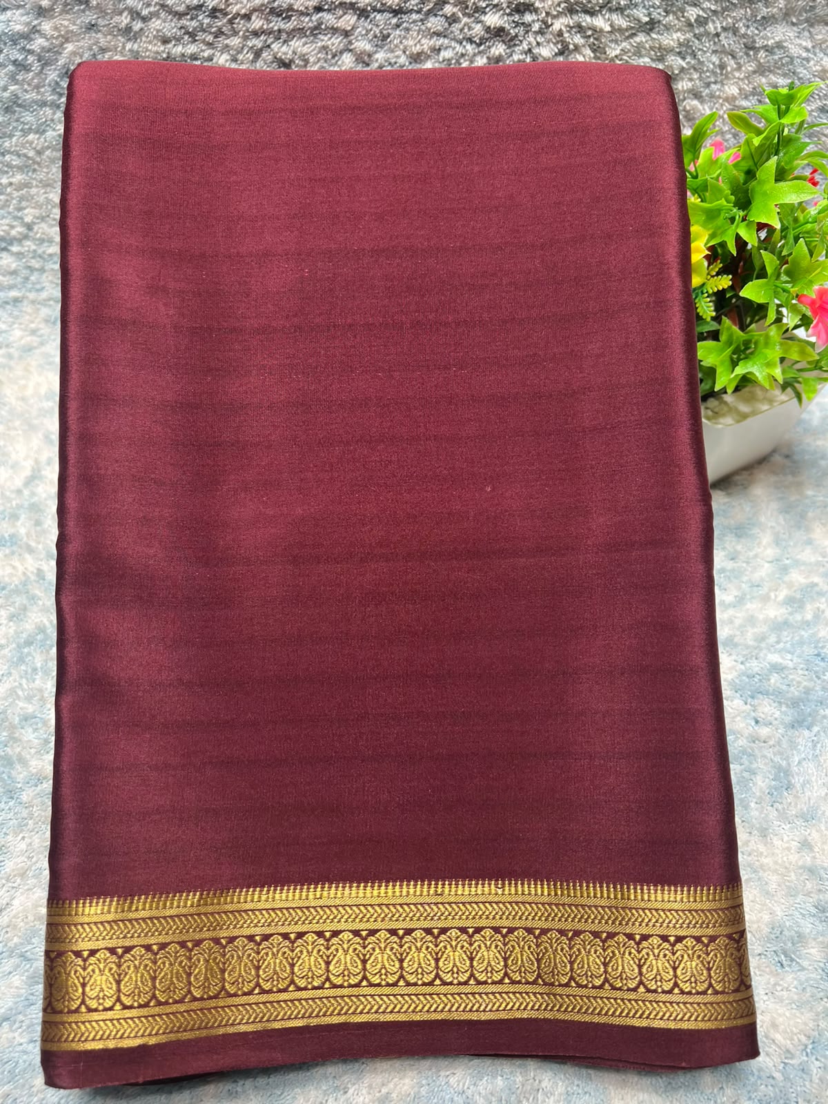 Pure Mysore Silk Saree.